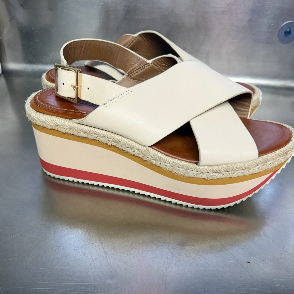 Enzo Angiolini Powder Eva wedge sandals size 8.5 - Picture 3 of 7